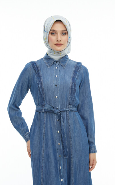 Denim Elbise Şıklığı - 2